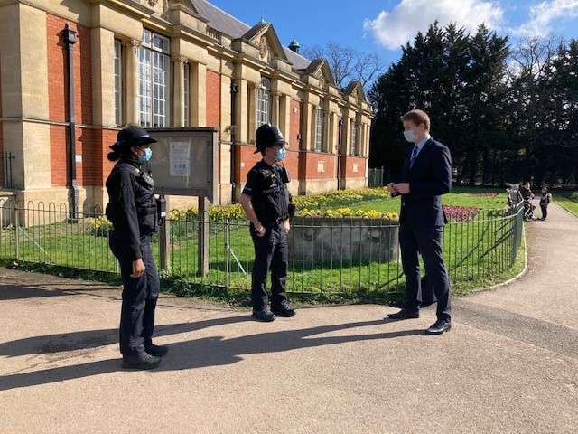 PCC outside with PCs with masks on.jpg
